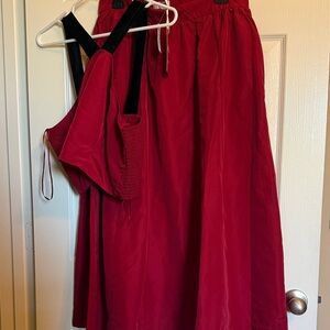 Old Navy Red Skirt Set
